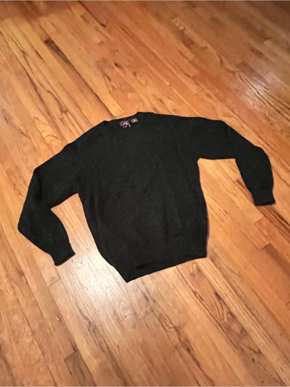 Vintage Men's Charcoal Crewneck Sweater
